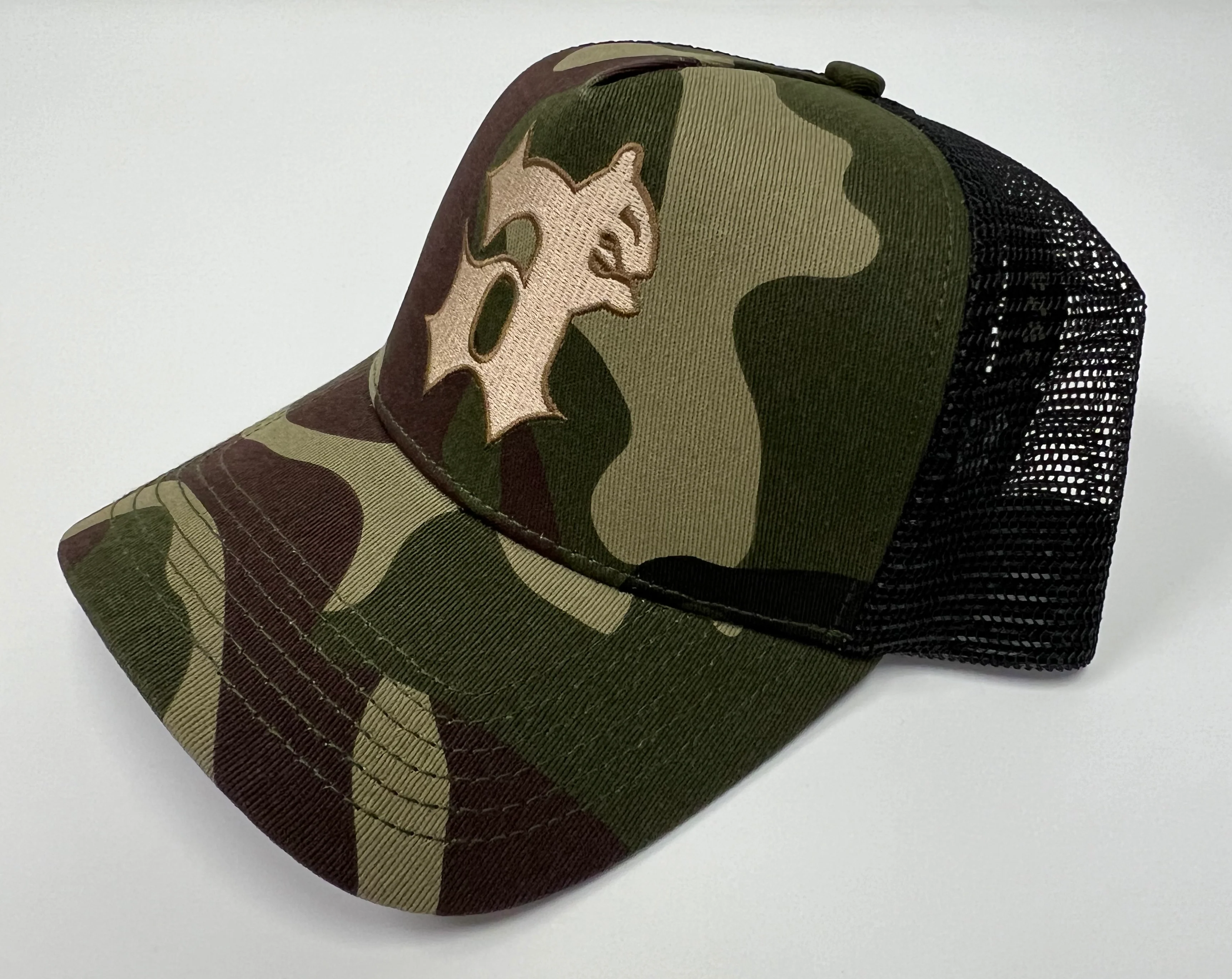 Jensen (CREW A) Ackles Camo Logo Hat - Image 3