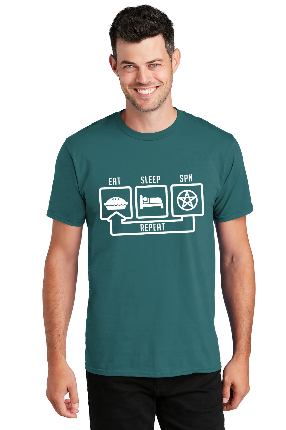 "EAT*SLEEP*SPN" T-Shirt (CE-T5)